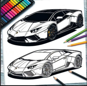 Lamborghini Ausmalbilder 2